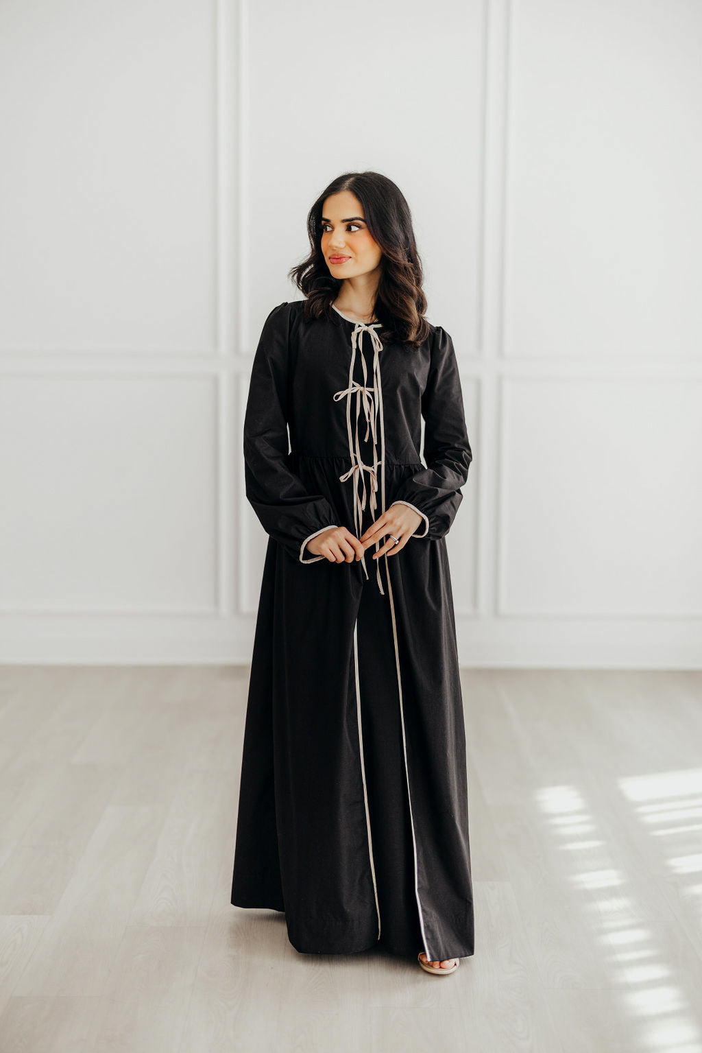 Lara Abaya Set (Onyx)