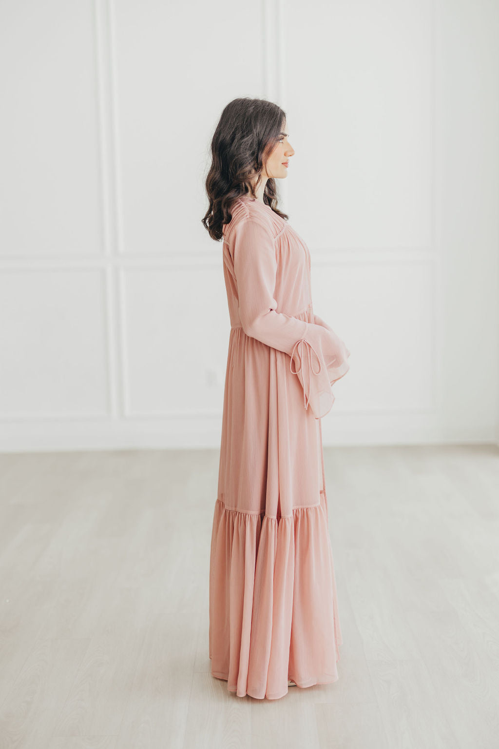 Sofia Abaya Set (Desert Rose)