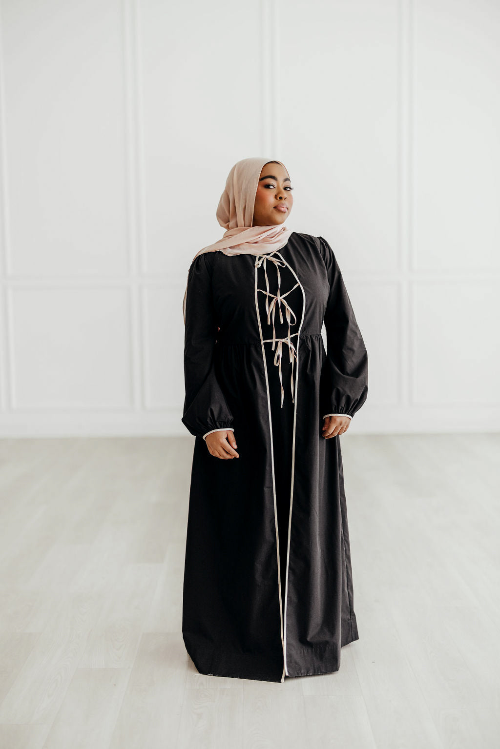 Lara Abaya Set (Onyx)