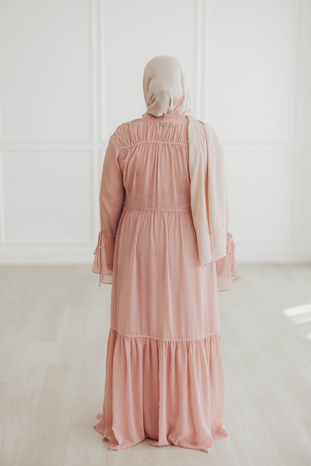 Sofia Abaya Set (Desert Rose)