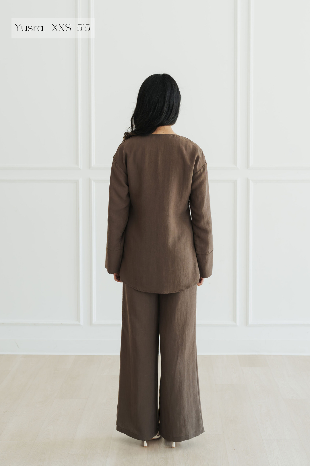 Zaina Top and Pant Set (Truffle)