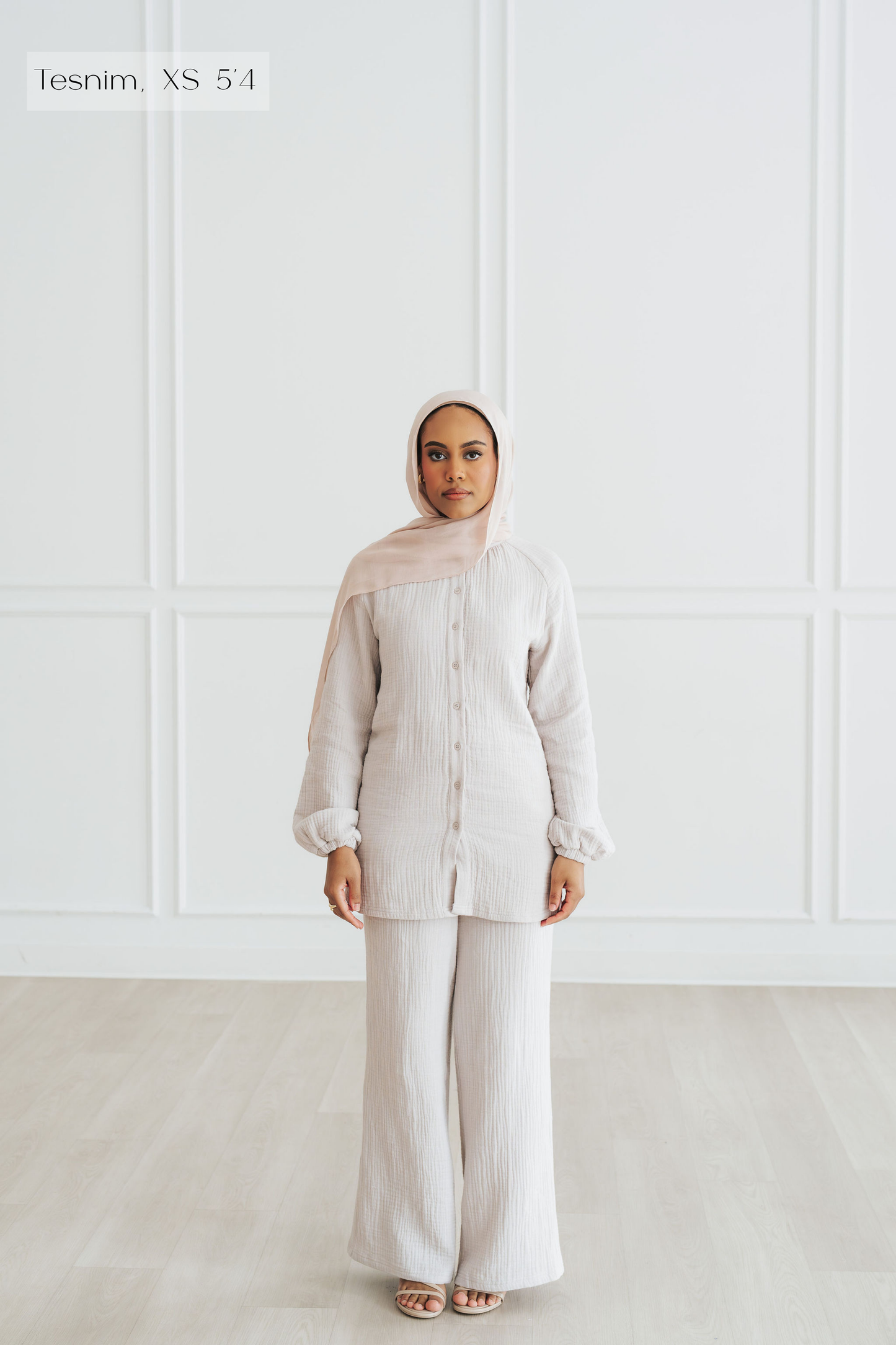 Rima Top & Pant Set (Stone)