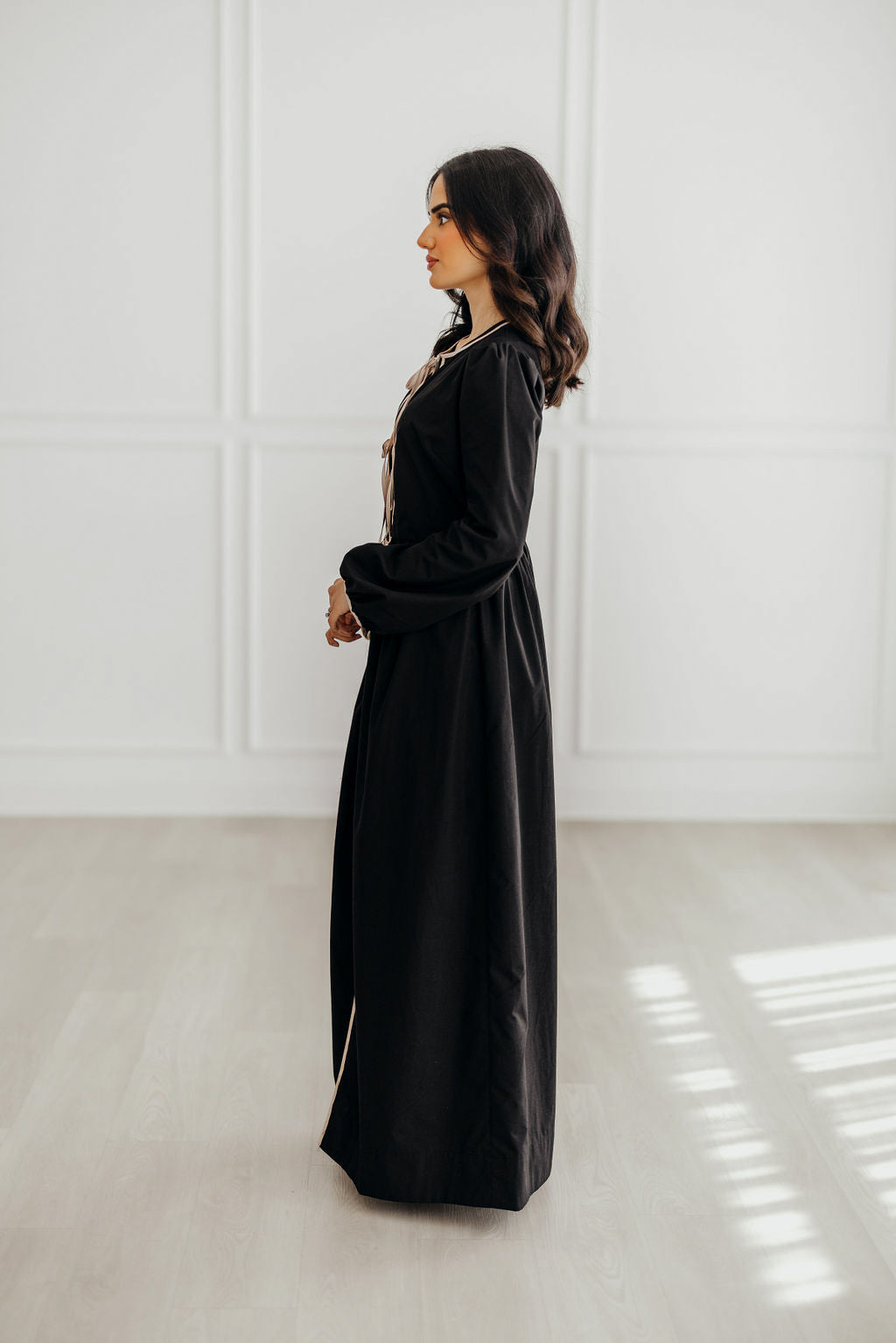 Lara Abaya Set (Onyx)