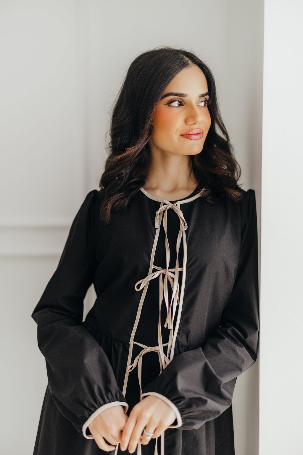 Lara Abaya Set (Onyx)