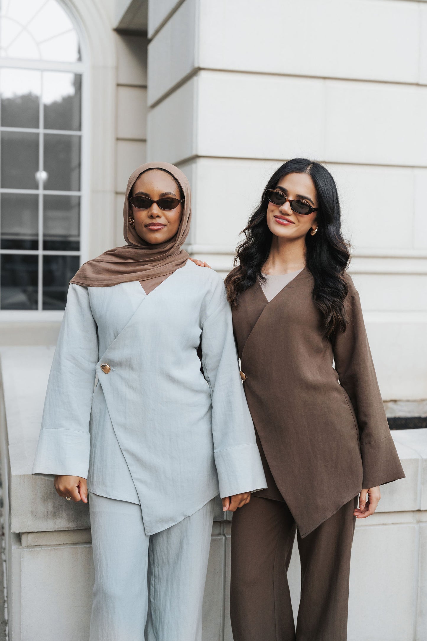 Zaina Top and Pant Set (Truffle)