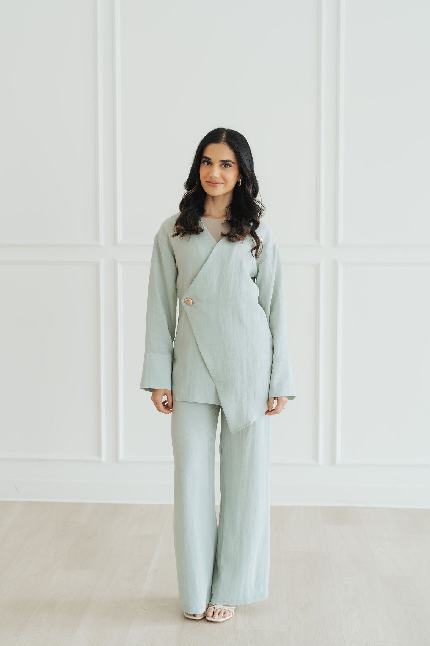 Zaina Top and Pant Set (Mist)
