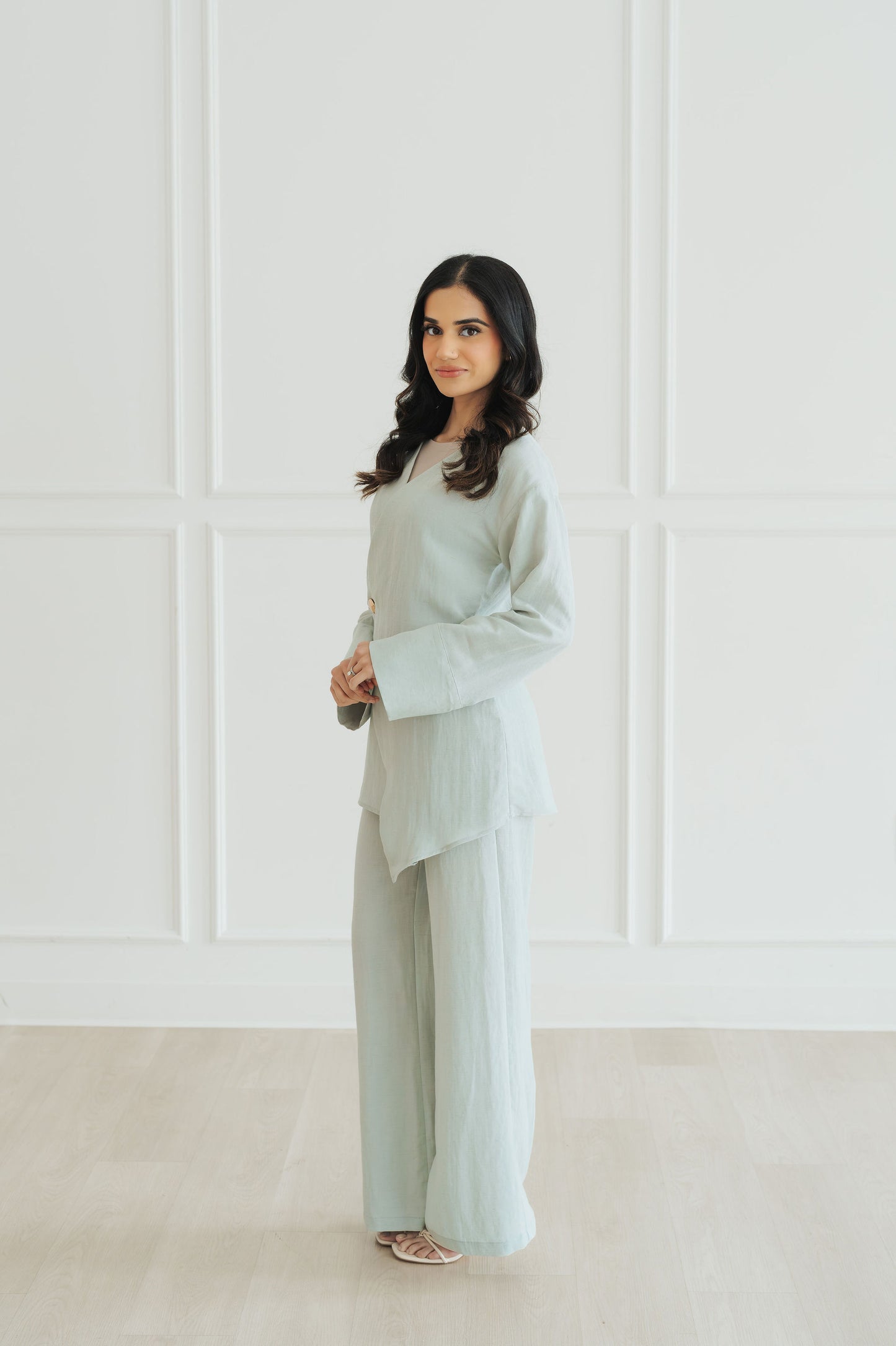 Zaina Top and Pant Set (Mist)