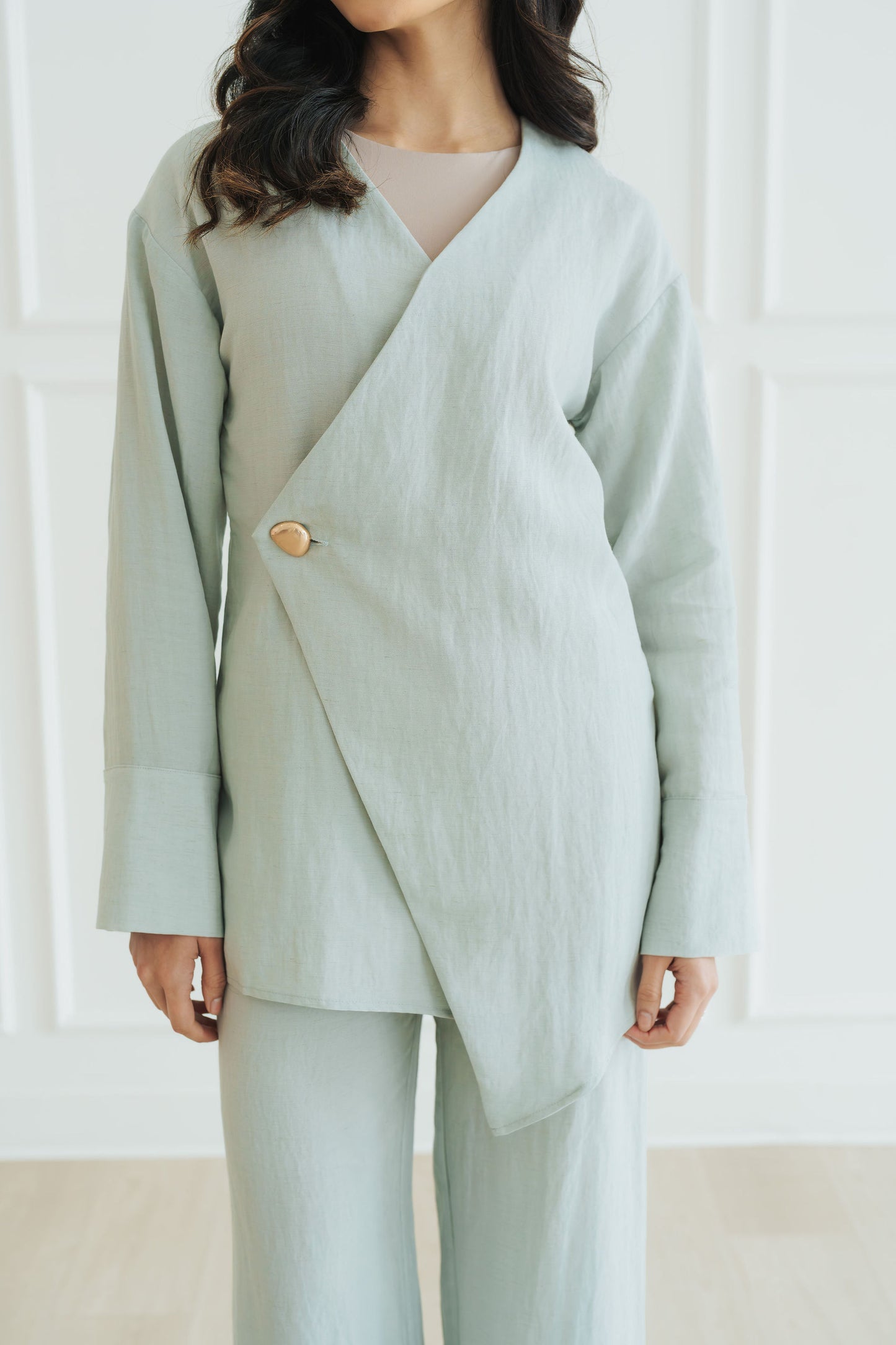 Zaina Top and Pant Set (Mist)