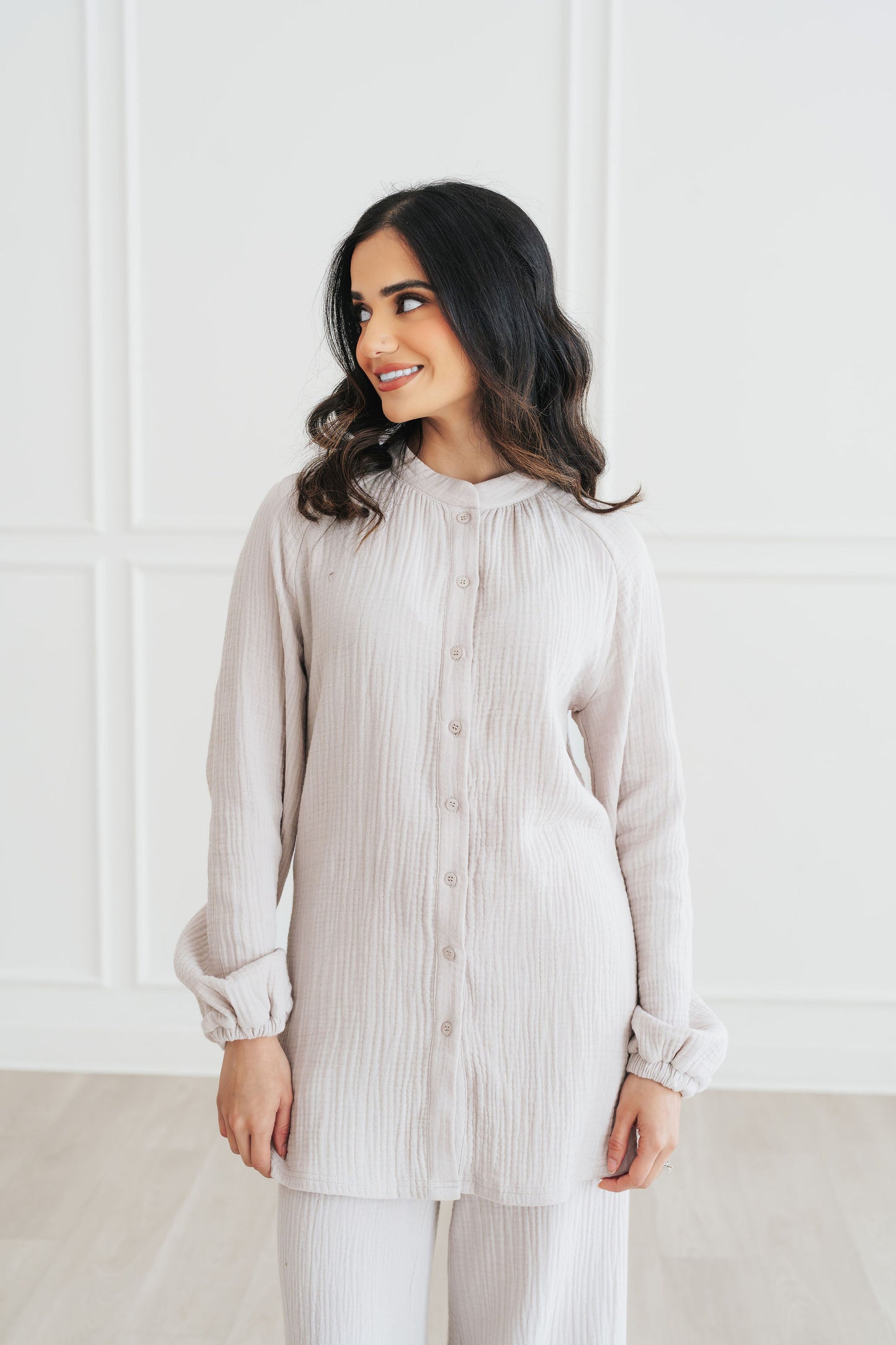 Rima Top & Pant Set (Stone)