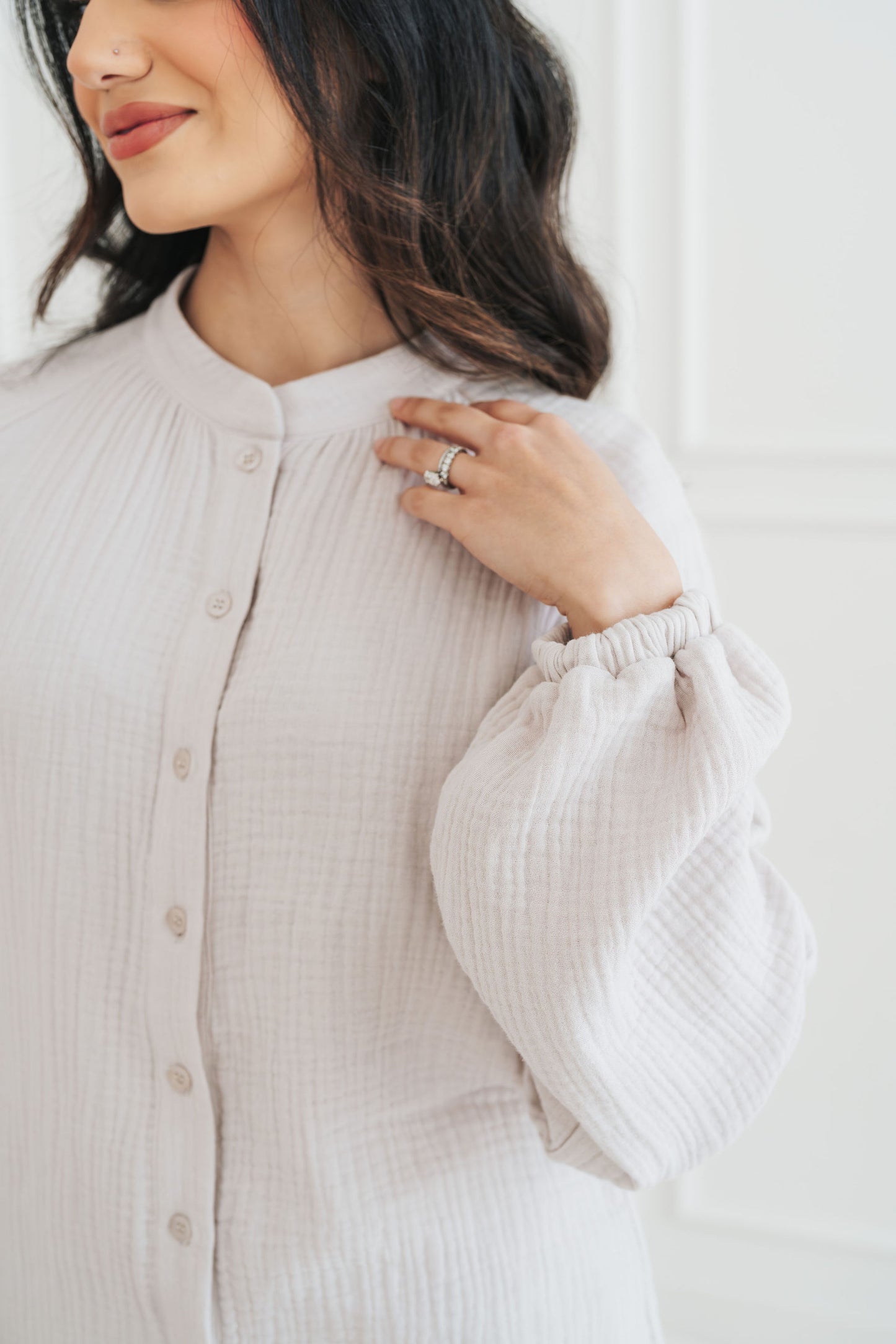 Rima Top & Pant Set (Stone)