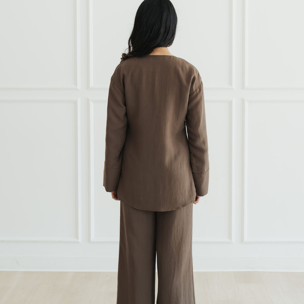 
                      
                        Zaina Top and Pant Set (Truffle)
                      
                    