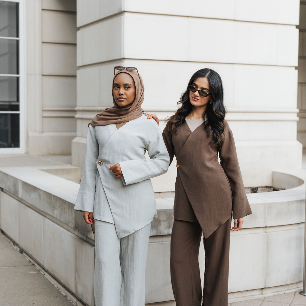
                      
                        Zaina Top and Pant Set (Truffle)
                      
                    