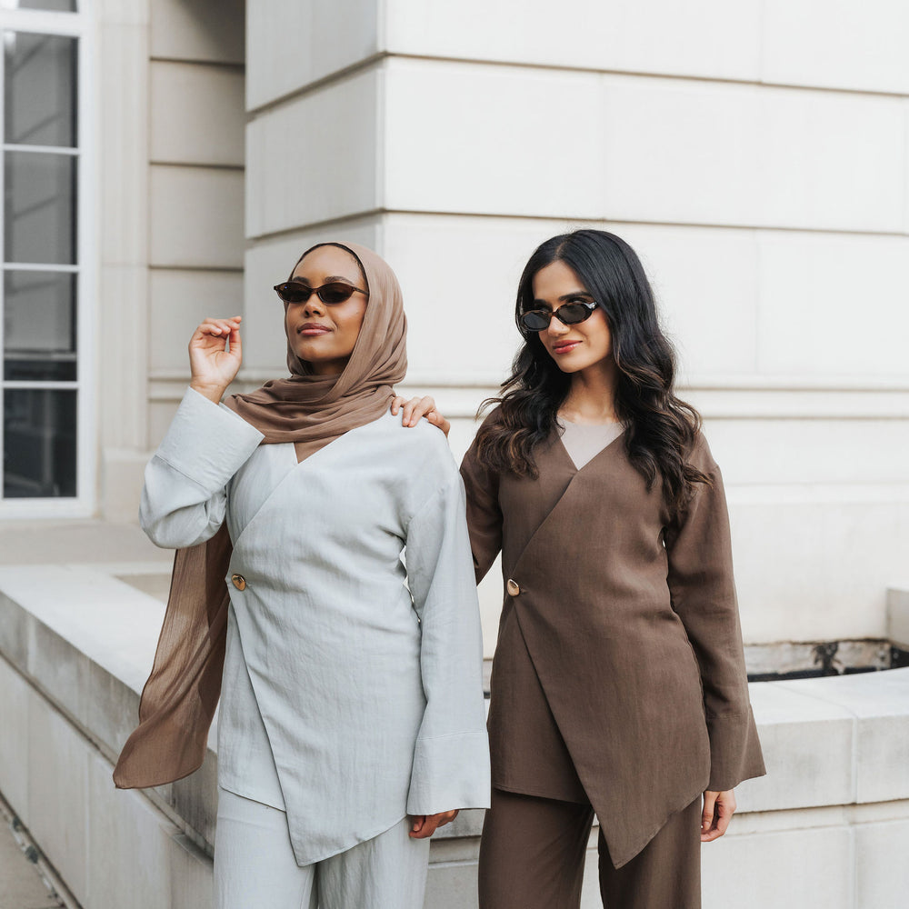 
                      
                        Zaina Top and Pant Set (Mist)
                      
                    