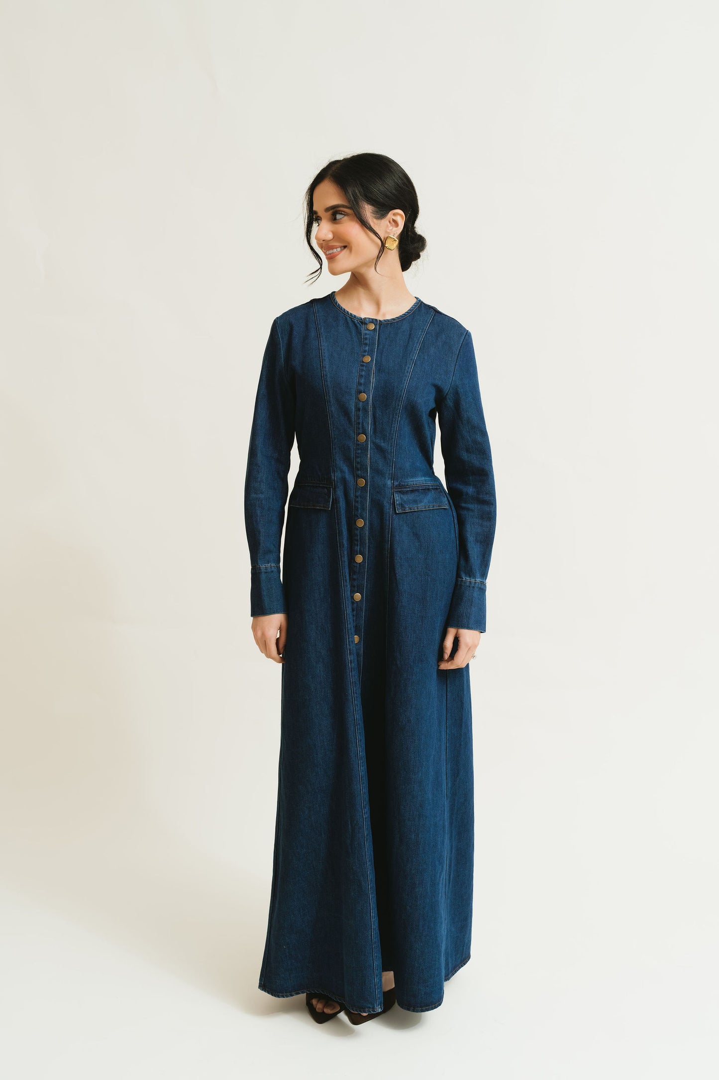 Aliyah Denim Dress