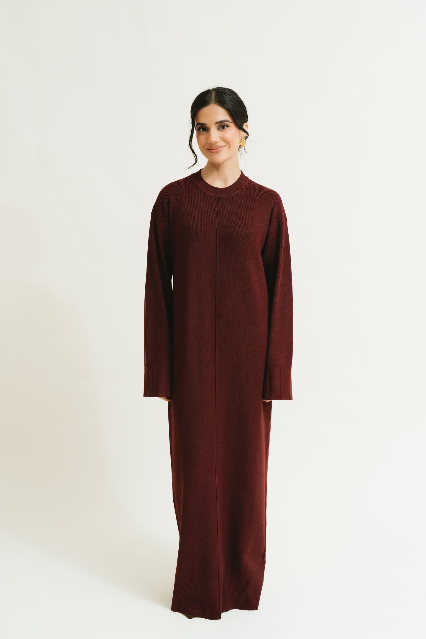 Yasmin Knit Dress (Mulberry)