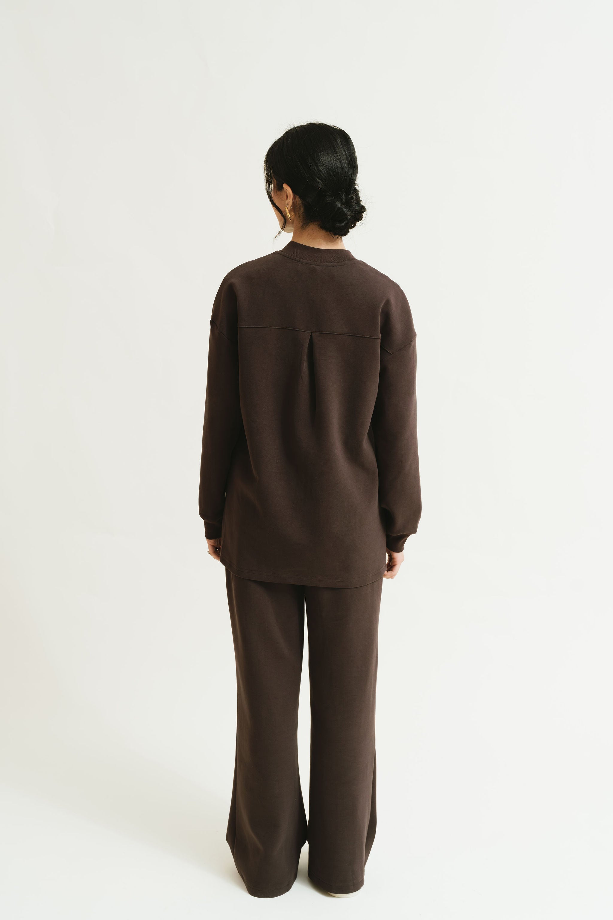 The Signature Tracksuit (Dark Chocolate) – Elaa The Label