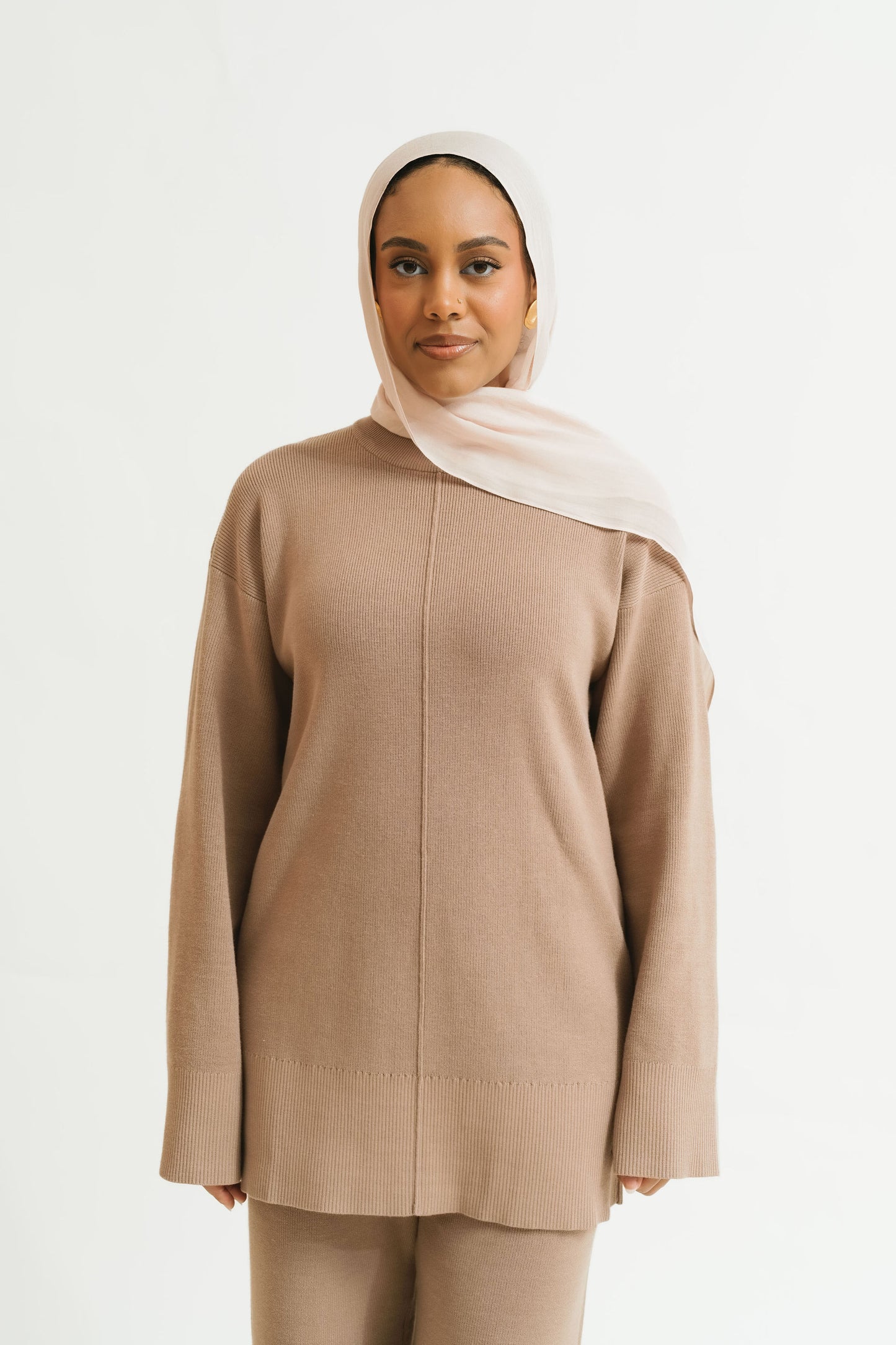 Maya Knit Top & Pant Set (Chai)