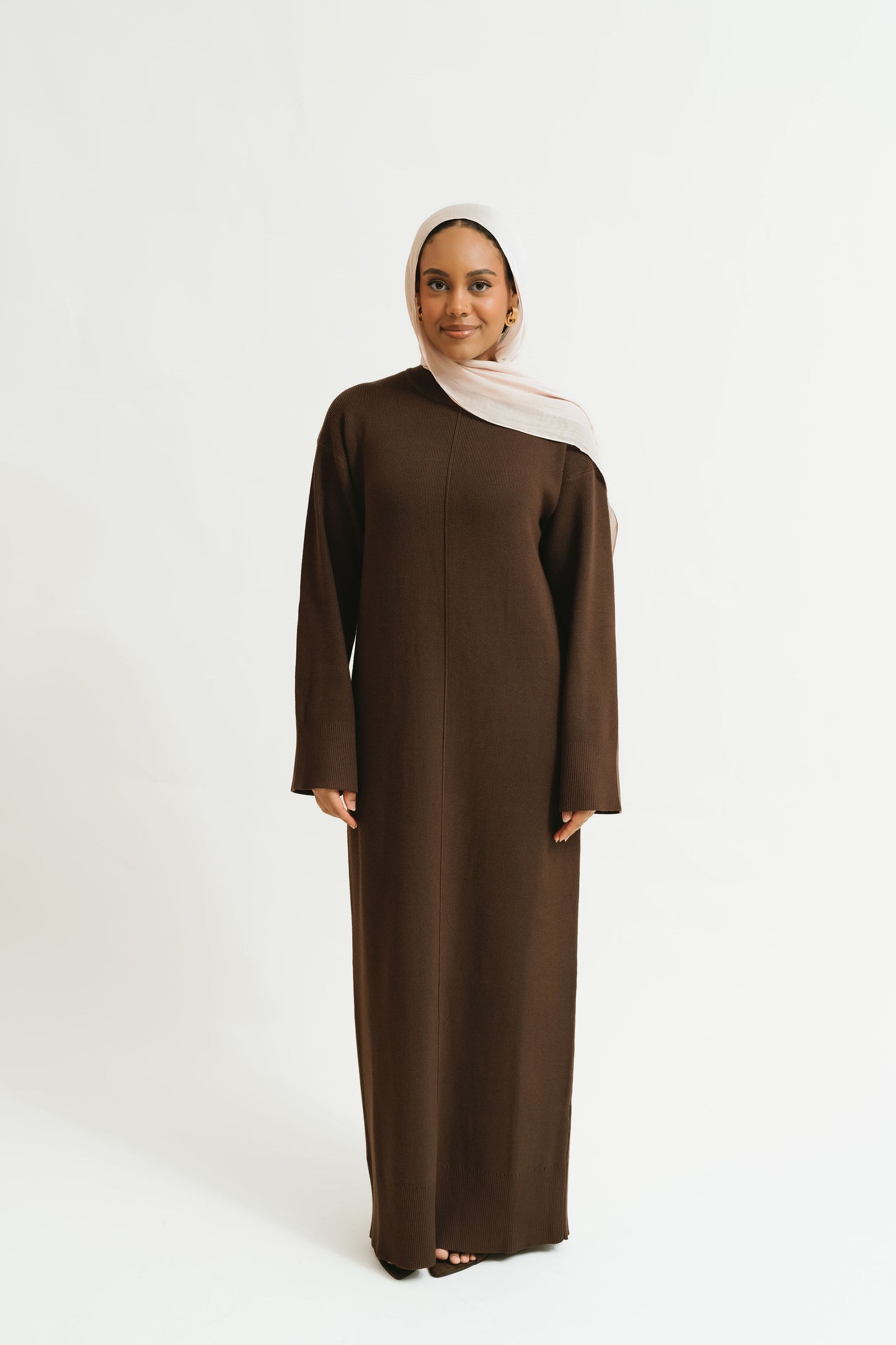Yasmin Knit Dress (Espresso)