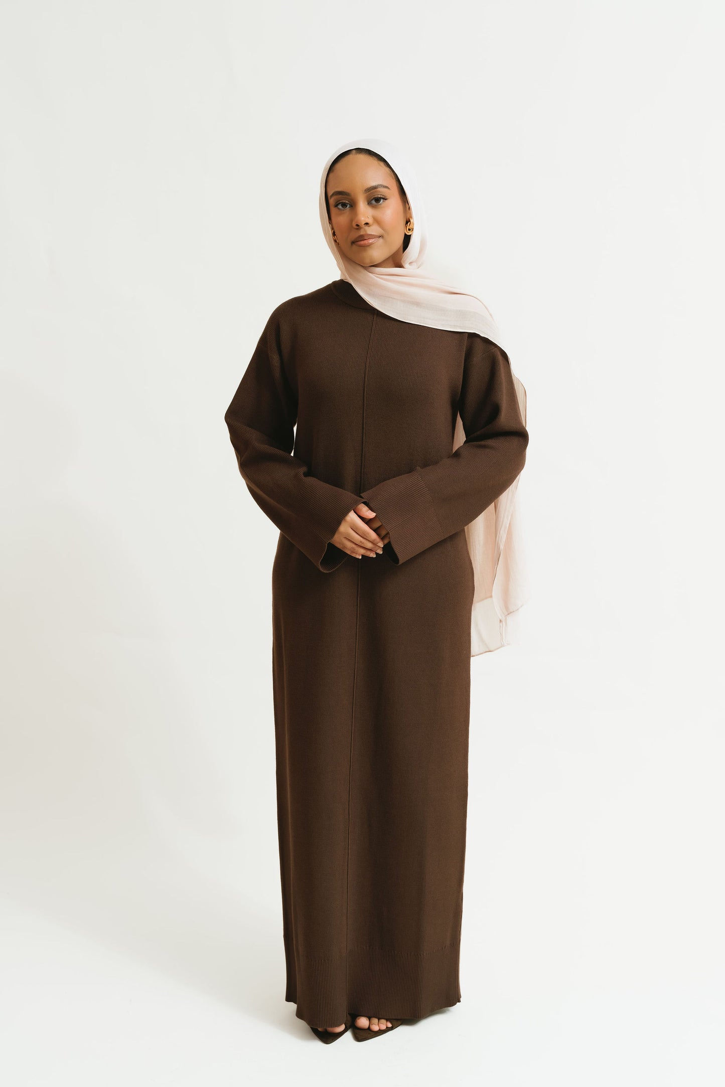 Yasmin Knit Dress (Espresso)