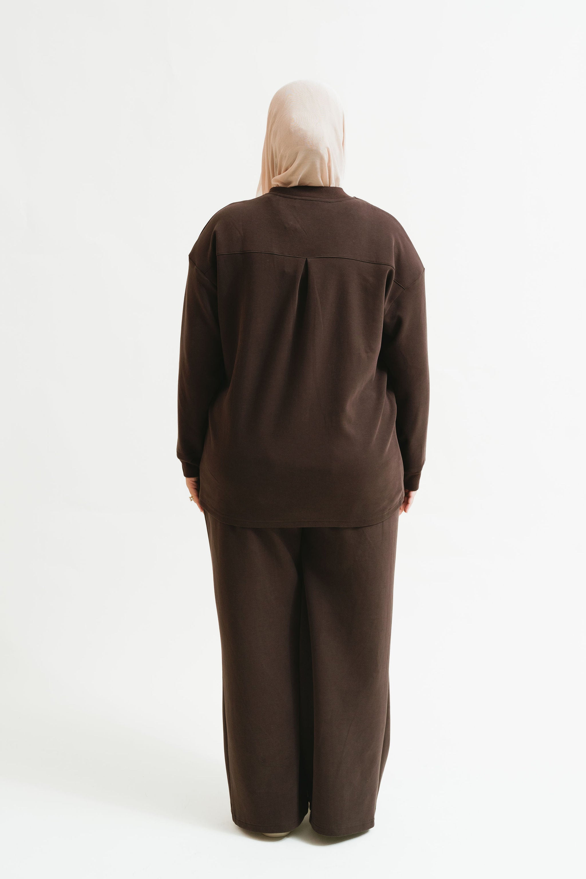 The Signature Tracksuit (Dark Chocolate) – Elaa The Label