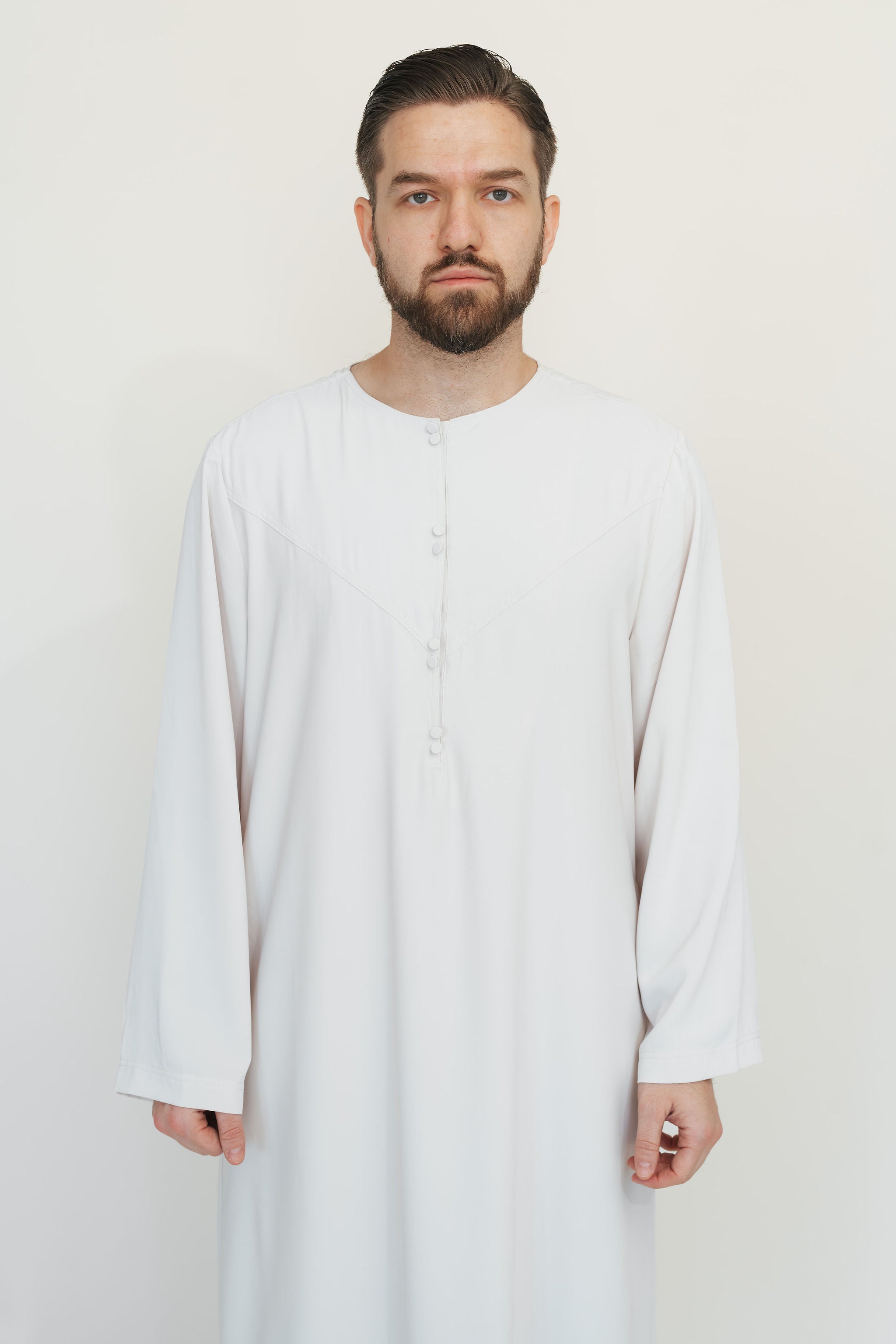 Sofia Abaya Set Light Olive – Soft, Elegant & Comfortable – Elaa