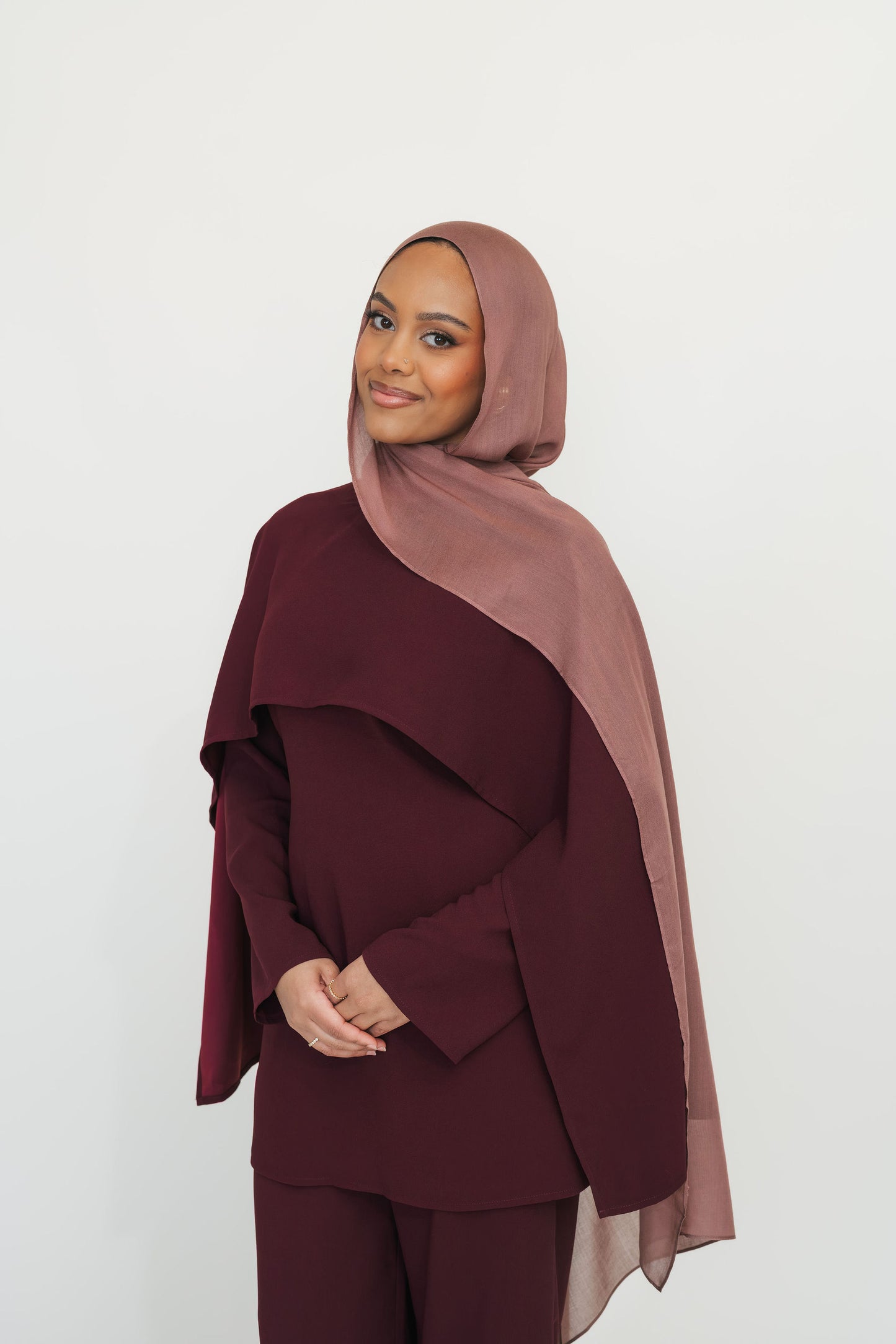 Amira Top & Pant Set (Pomegranate)