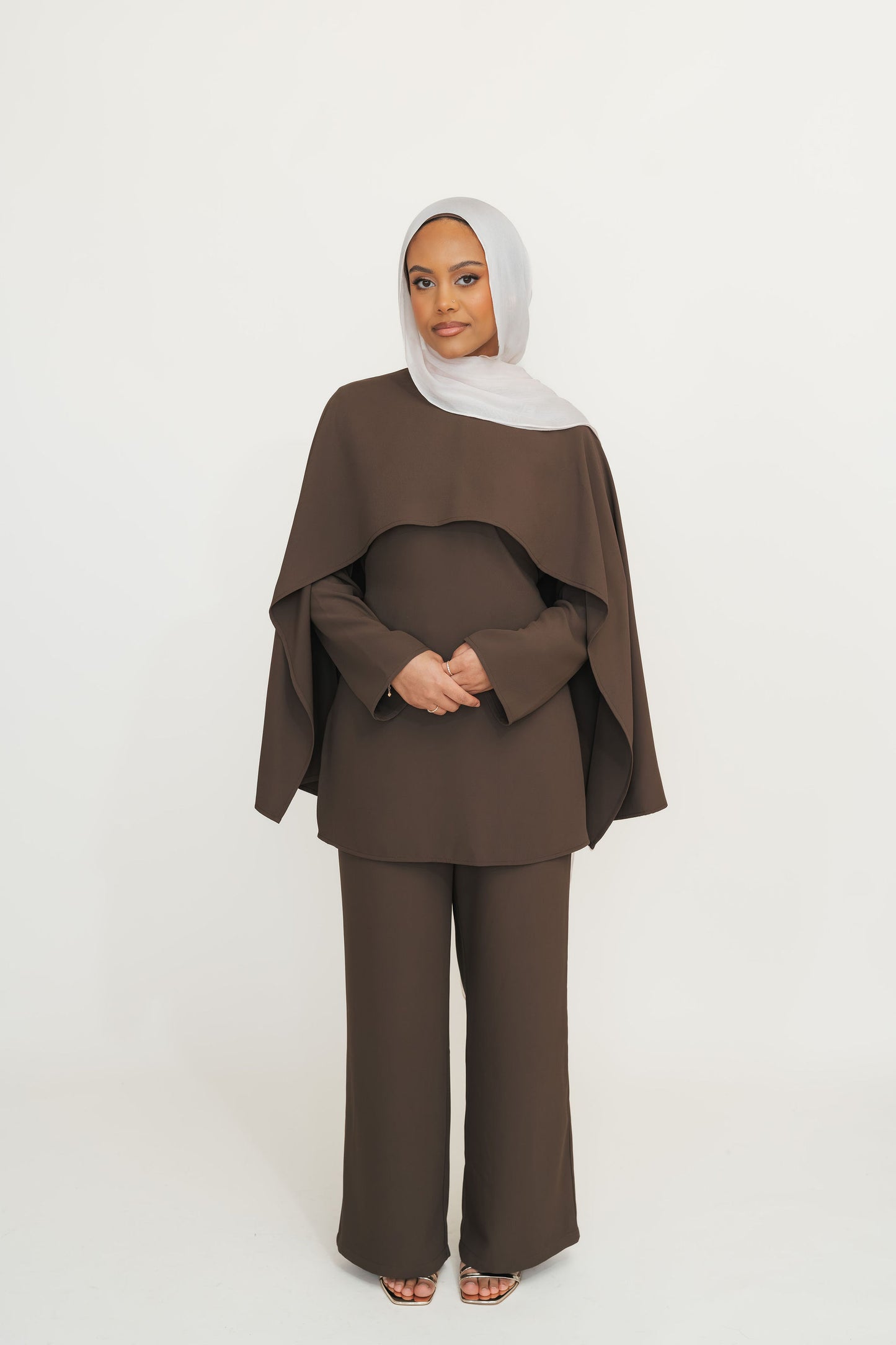 Amira Top & Pant Set (Qahwa)