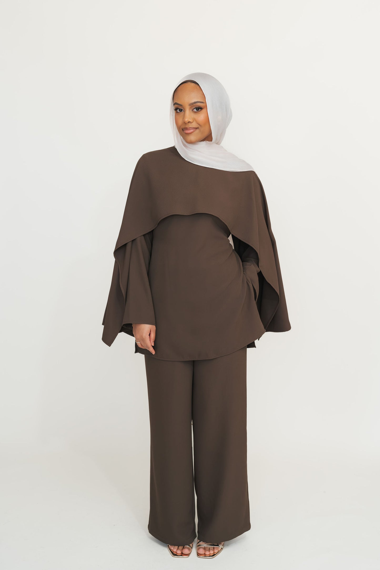 Amira Top & Pant Set (Qahwa)