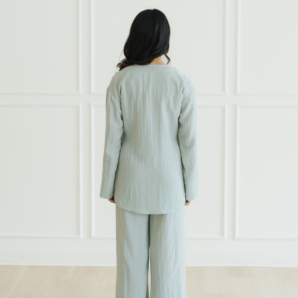 Zaina Top and Pant Set (Mist)
