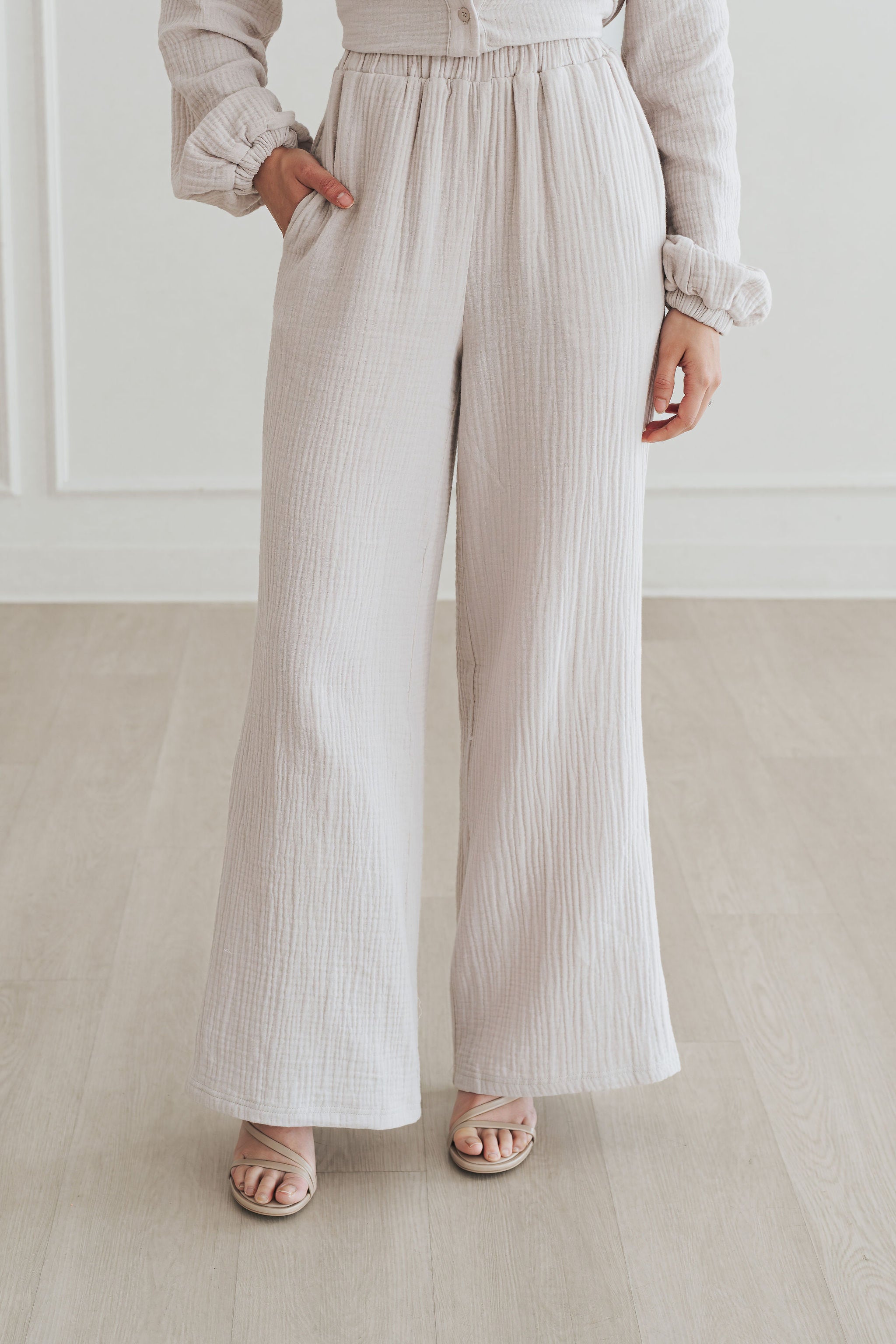 Rima Top & Pant Set (Stone) – Elaa The Label