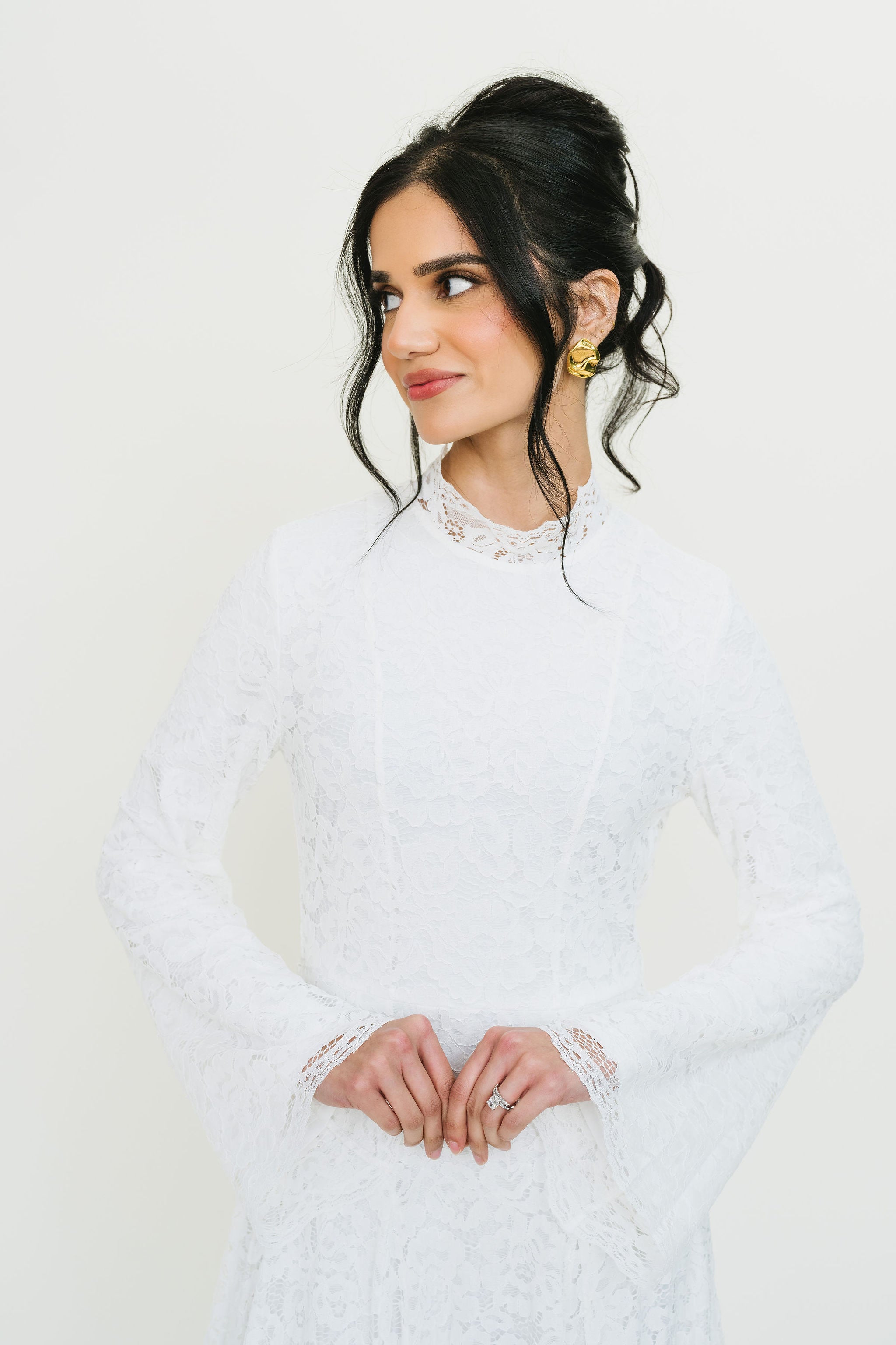 【完売品】【新品未使用】Bluelea Lacy long Teeホワイト Laila (Lace) – Elaa The Label