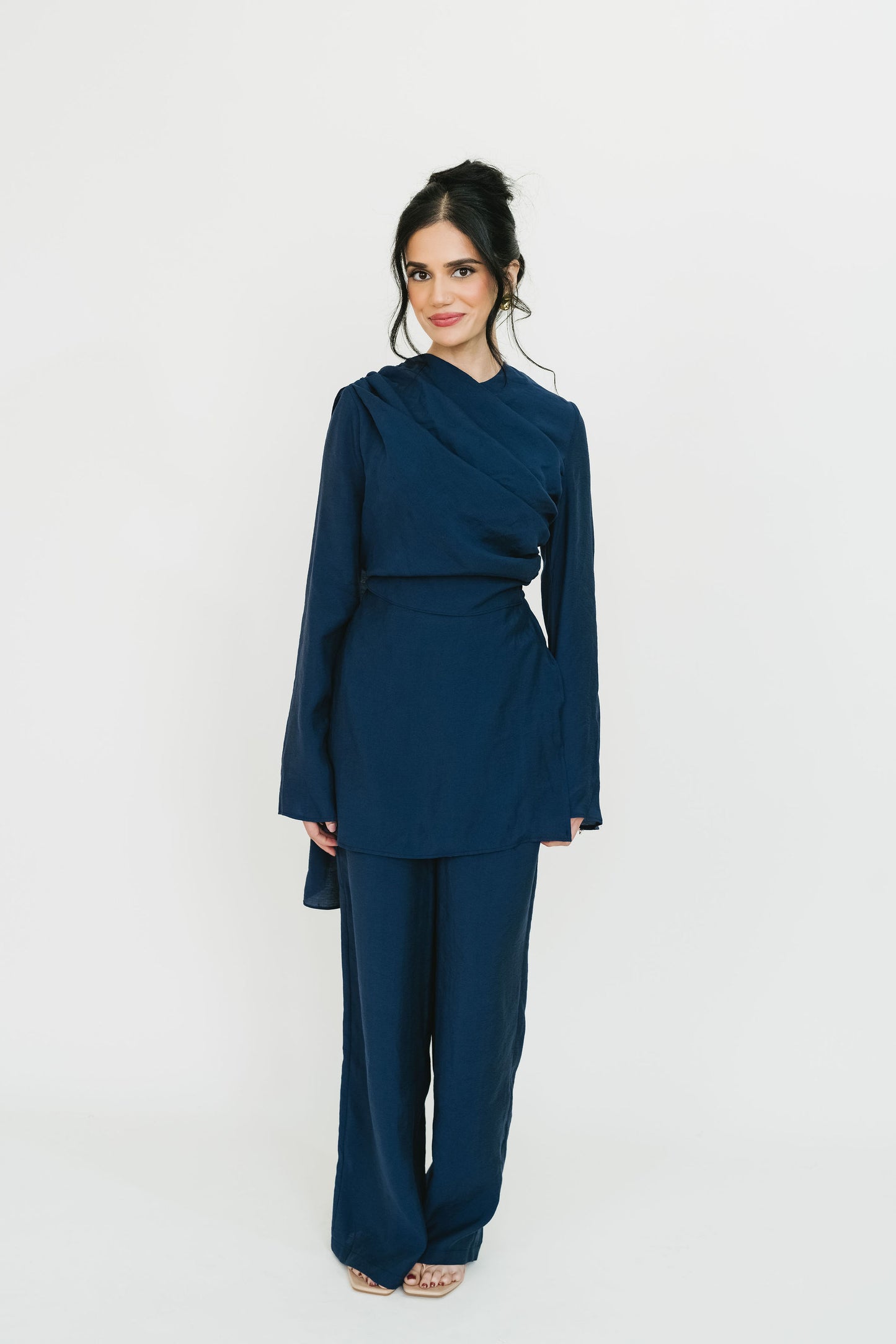 Mira Top & Pant Set (Navy) | SHIPS IN APPROX 3 WEEKS
