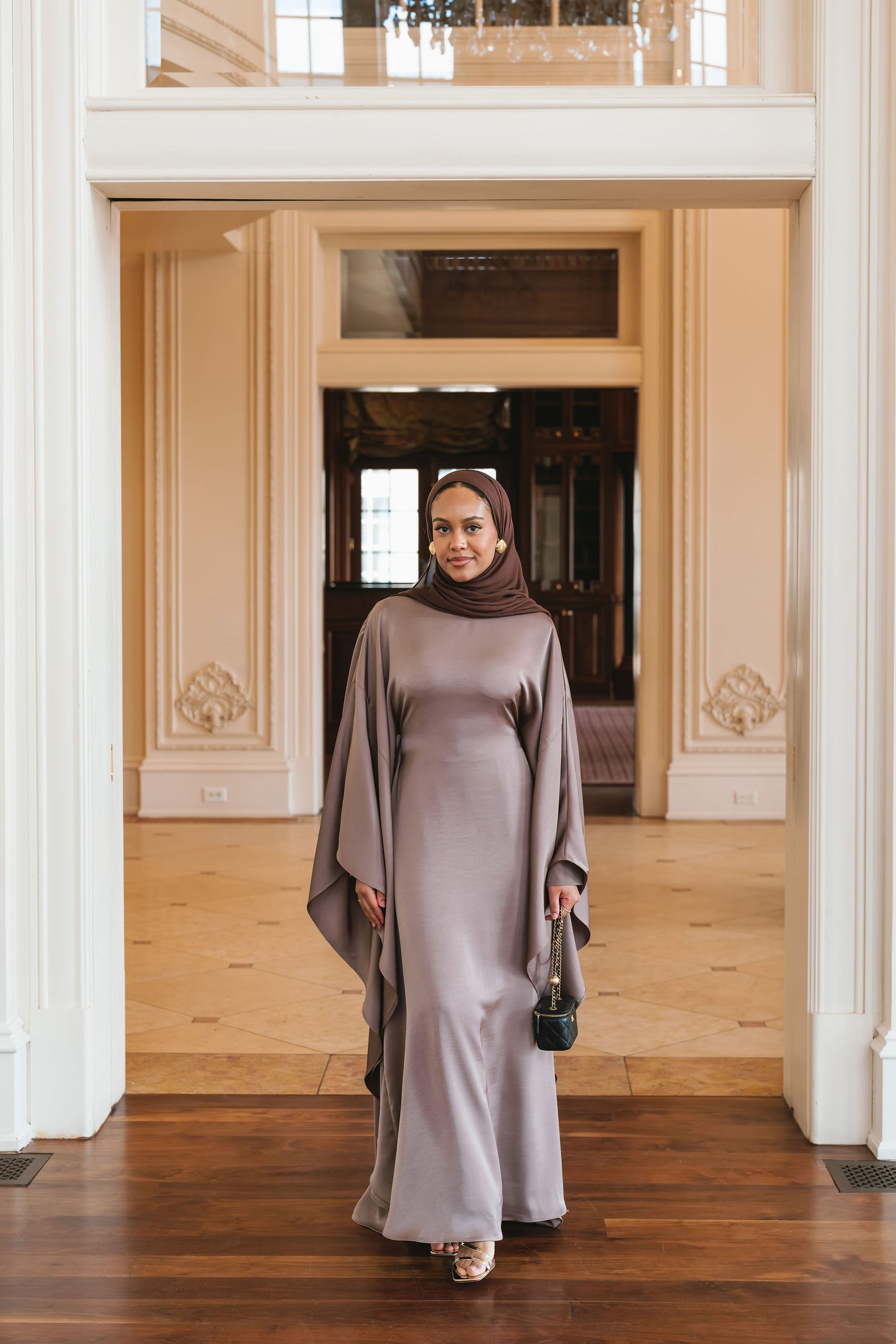 Sahar Butterfly Kaftan (Evening Mauve)