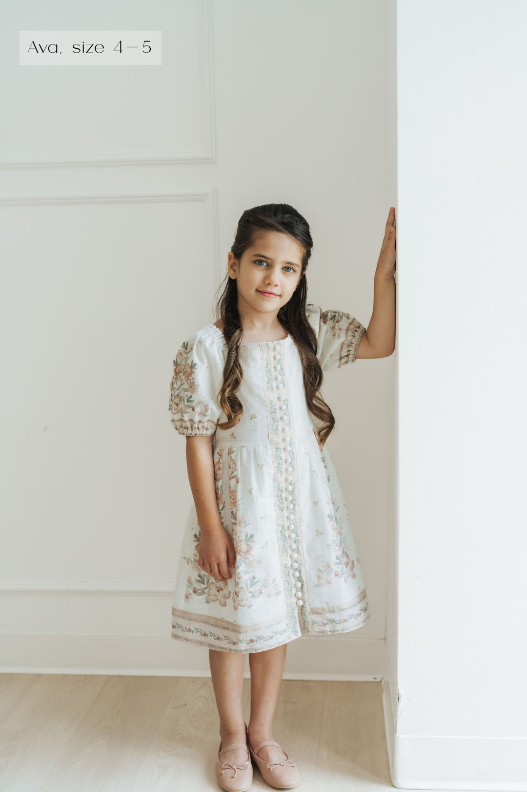 Mini Lila Muted Floral Dress – Lightweight, Comfortable & Playful ...